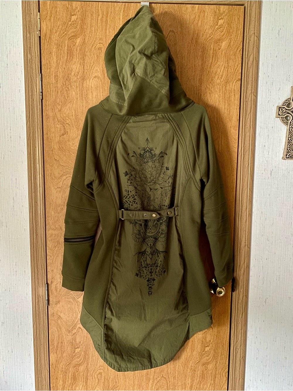 Hoody Jacket - Olive Green - Picture 7 of 13